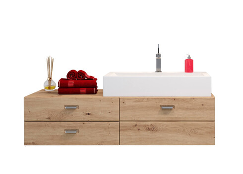 Valamukapp GEO + valamu tamm, 140x53xH50 cm