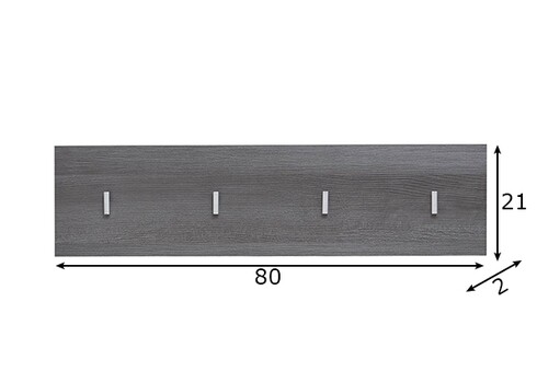 Seinanagi LINE tumehall, 80x2xH21 cm