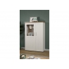 Vitriinkapp SHADE valge mänd / tamm, 95x38xH140 cm