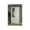 Vitriinkapp SHADE valge mänd / tamm, 95x38xH194 cm
