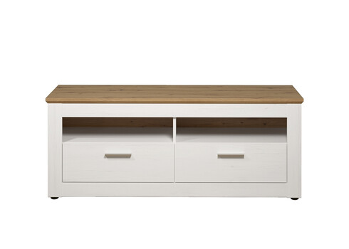 Tv-alus SHADE valge mänd / tamm, 148x45xH59 cm