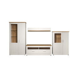 Elutoamööbli komplekt SHADE valge mänd / tamm