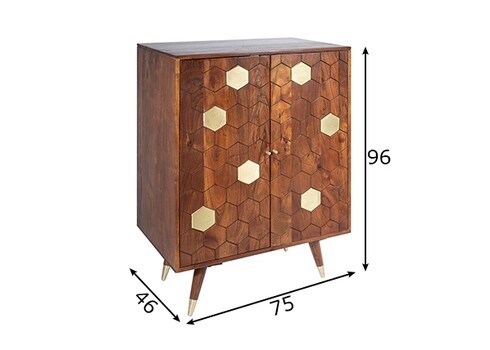 Baarikapp MYSTIC LIVING akaatsia, 76x46xH96 cm