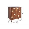 Baarikapp MYSTIC LIVING akaatsia, 76x46xH96 cm
