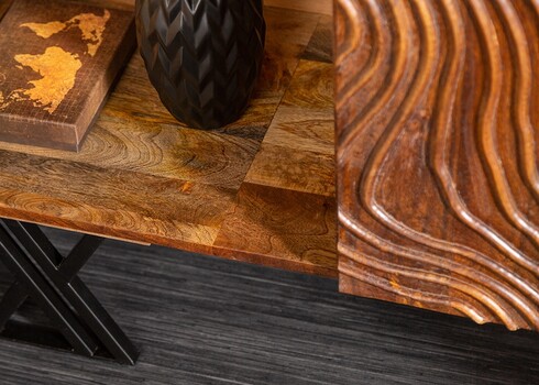 Kummut FLUID tumepruun, 160x45xH86 cm