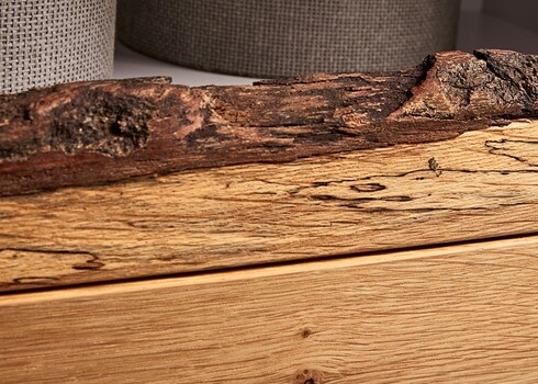 Tv-alus WILD OAK tamm / mattvalge, 180x42xH49 cm