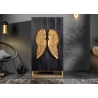 Kapp ANGEL must / kuldne, 70x45xH140 cm