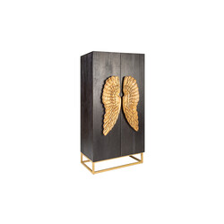 Kapp ANGEL must / kuldne, 70x45xH140 cm