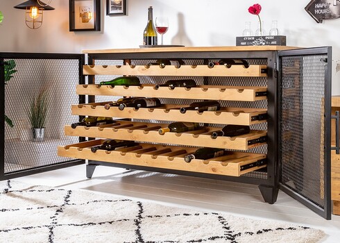 Veinikapp BODEGA mänd, 127x40xH83 cm