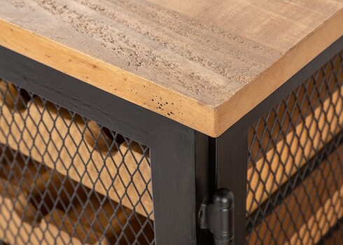 Veinikapp BODEGA mänd, 127x40xH83 cm