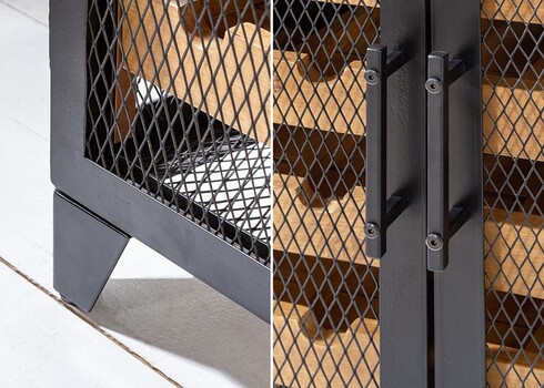 Veinikapp BODEGA mänd, 127x40xH83 cm