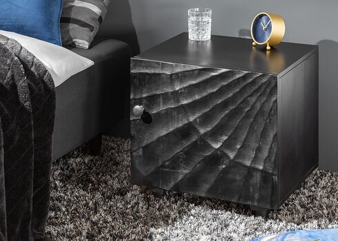 Öökapp SCORPION must, 50x40xH51 cm