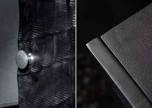 Öökapp SCORPION must, 50x40xH51 cm