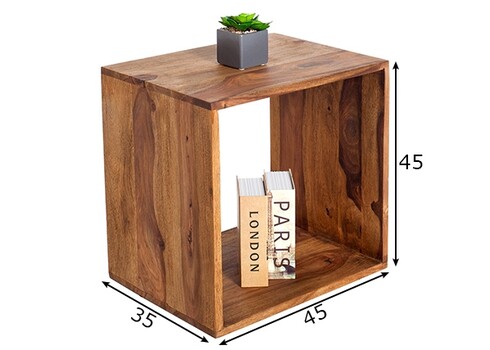 Abilaud MAKASSAR sheesham, 45x35xH45 cm