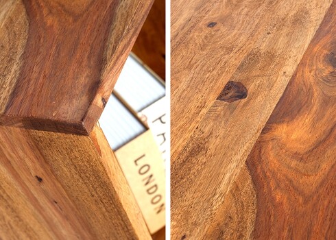 Abilaud MAKASSAR sheesham, 45x35xH45 cm