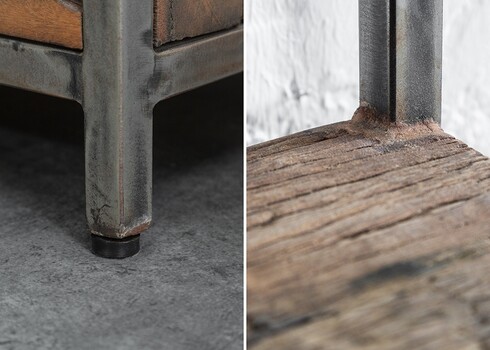 Riiul BARRACUDA pruun, 95x35xH186 cm