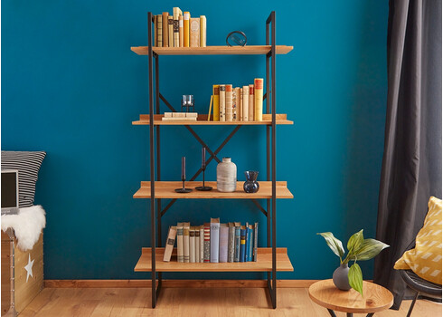 Riiul FACTORY tamm, 90x35xH166 cm