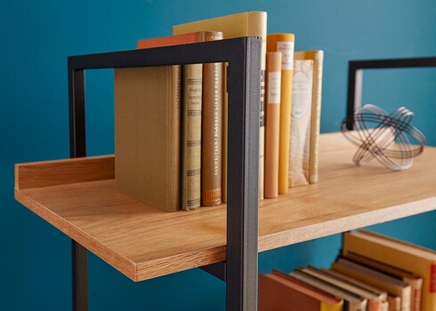 Riiul FACTORY tamm, 90x35xH166 cm