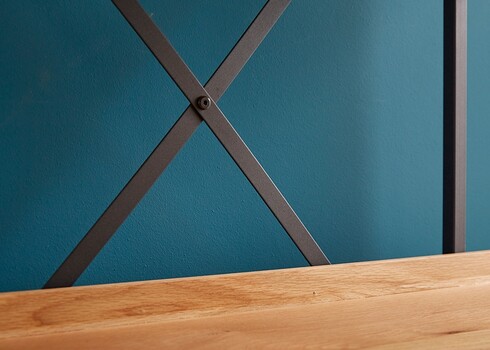 Riiul FACTORY tamm, 90x35xH166 cm