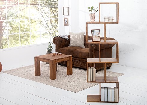 Riiul MAKASSAR sheesham, 50x30xH150 cm