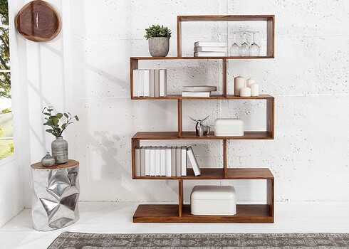 Riiul MAKASSAR XL sheesham, 100x30xH150 cm