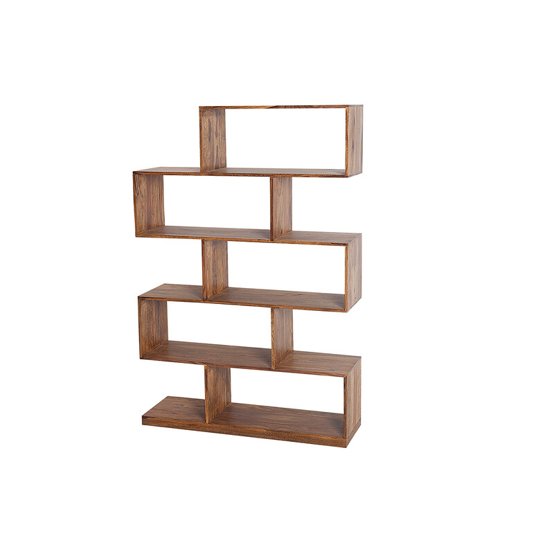 Riiul MAKASSAR XL sheesham, 100x30xH150 cm