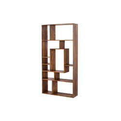 Riiul MAKASSAR II sheesham, 80x25xH180 cm