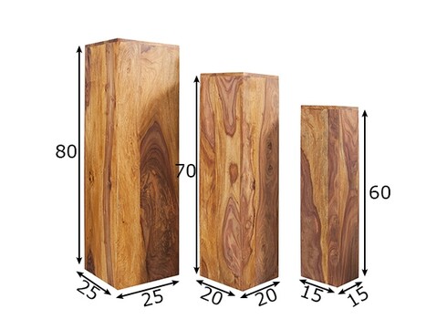 Abilaudade komplekt MACASSAR sheesham