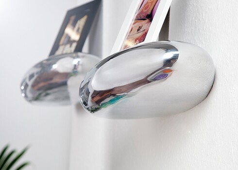 Seinariiul TEAR hõbe, 40x30xH5 cm