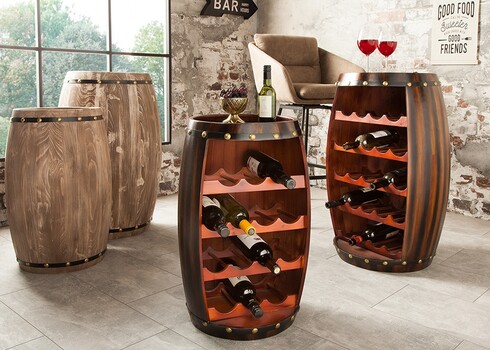 Veiniriiul BODEGA kohvipruun, 40x38xH63 cm