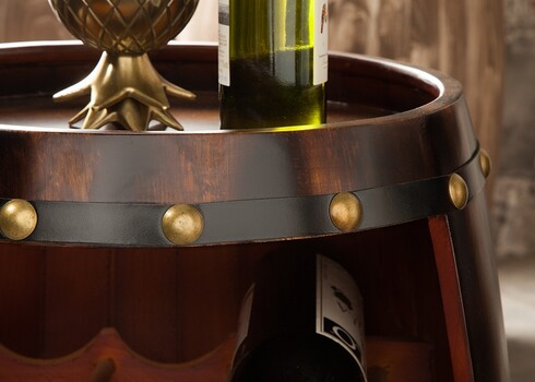 Veiniriiul BODEGA kohvipruun, 40x38xH63 cm