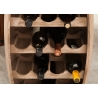 Veiniriiul BODEGA kuusk, 40x38xH63 cm