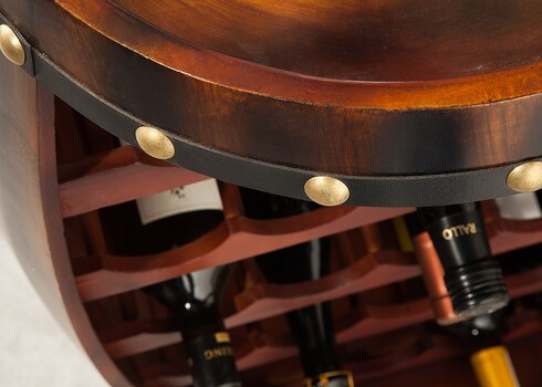 Veiniriiul BODEGA kohvipruun, 50x45xH80 cm