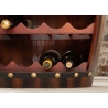 Veiniriiul BODEGA kohvipruun, 50x45xH80 cm