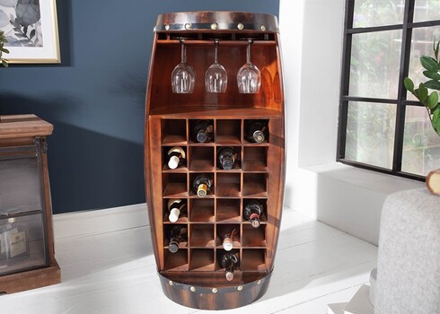 Veiniriiul BODEGA kohvipruun, 51x51xH97 cm