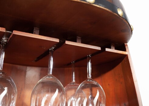 Veiniriiul BODEGA kohvipruun, 51x51xH97 cm