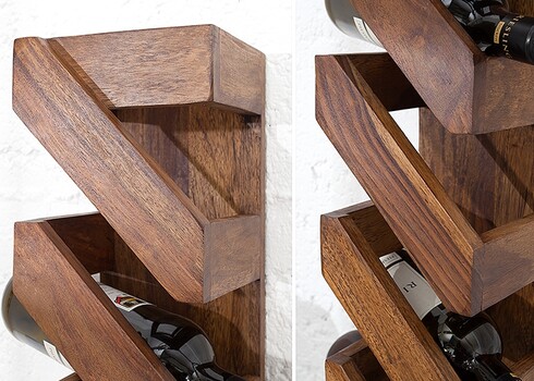 Veiniriiul MAKASSAR sheesham, 15x15xH70 cm