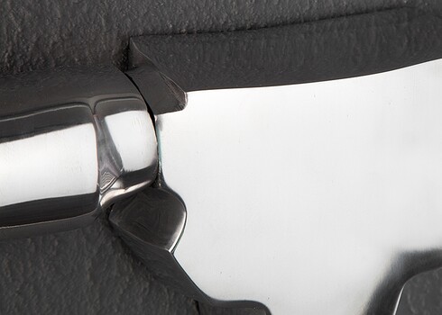 Seinanagi BULL hõbe, 100x10xH40 cm