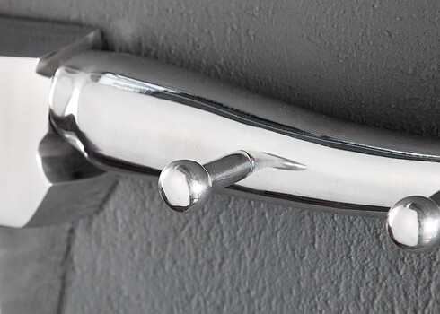 Seinanagi BULL hõbe, 100x10xH40 cm