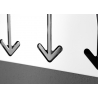 Seinanagi ARROW valge, 30x5xH20 cm