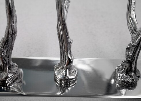 Esikunagi DEER hõbedane, 50x8xH15 cm