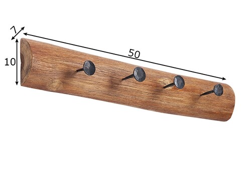 Seinanagi HEMINGWAY tiigipuu, 50x7xH10 cm