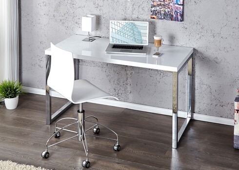 Kirjutuslaud VISION valge läige, 120x60xH70 cm