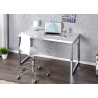 Kirjutuslaud VISION valge läige, 120x60xH70 cm