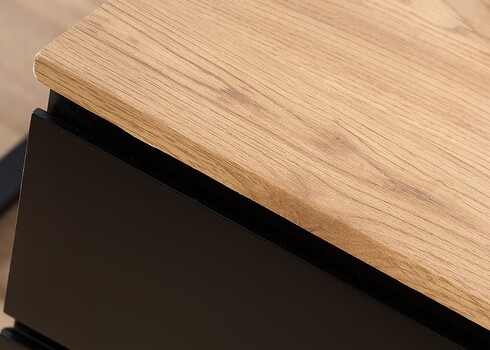 Sahtliboks BIG DEAL tamm / must, 46x40xH63 cm