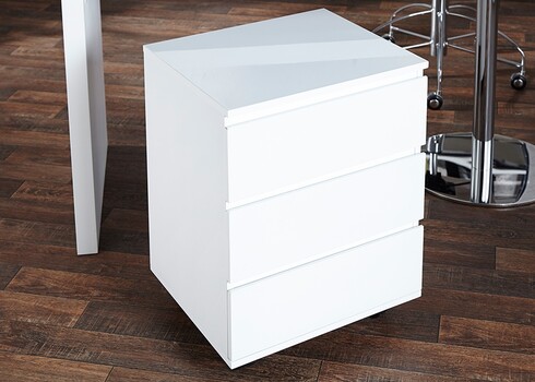 Sahtliboks BIG DEAL valge läige, 45x40xH63 cm