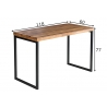 Kirjutuslaud ELEMENTS sheesham, 118x60xH77 cm
