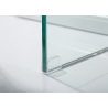 Kirjutuslaud FANTOME klaas, 100x35xH75 cm