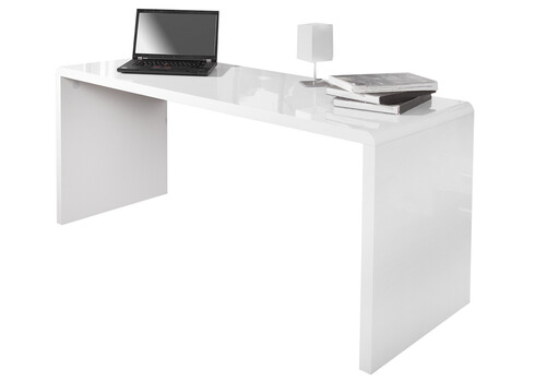Kirjutuslaud FAST TRADE valge kõrgläige, 160x60xH75 cm