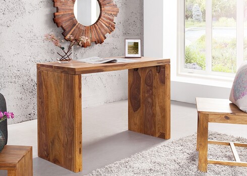 Kirjutuslaud MAKASSAR sheesham, 100x40xH75 cm